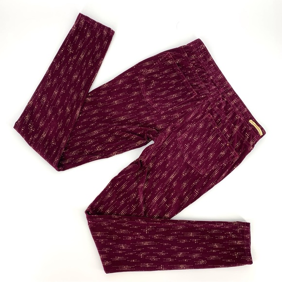 Anthropologie Pilcro and the Letterpress Burgundy/Cream Serif Skinny Cords, 25 - Picture 2 of 16